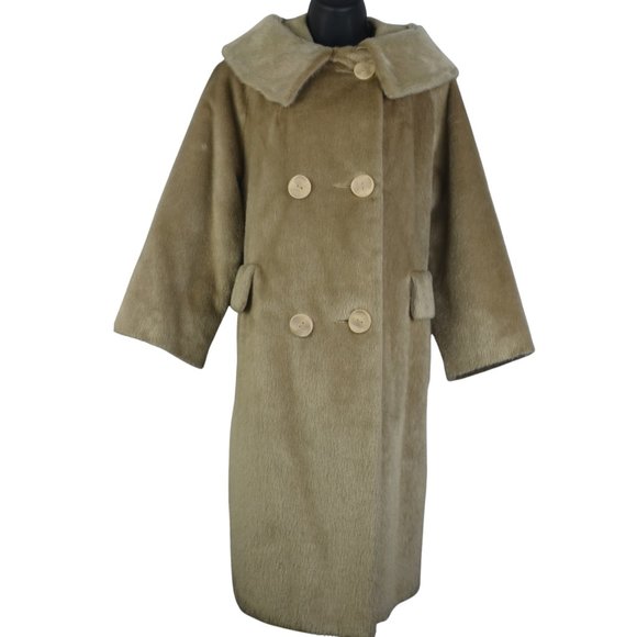 Luxurious Mid-Century/Vintage Brazotta Faux Fur by Sportowne S "Fab Find!" - Picture 1 of 9
